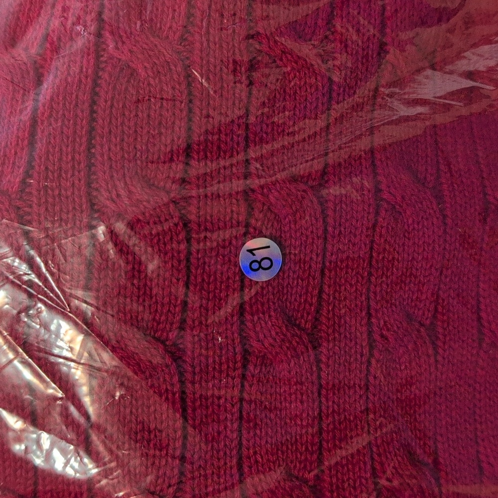 Polo by Ralph Lauren Kids Red Knit Sweater - Picture 8 of 8